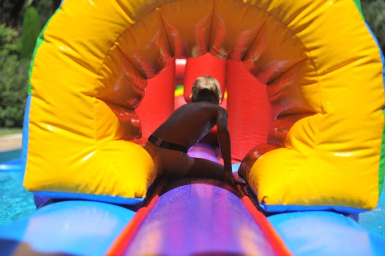 SLIDE & BOUNCY CASTLE