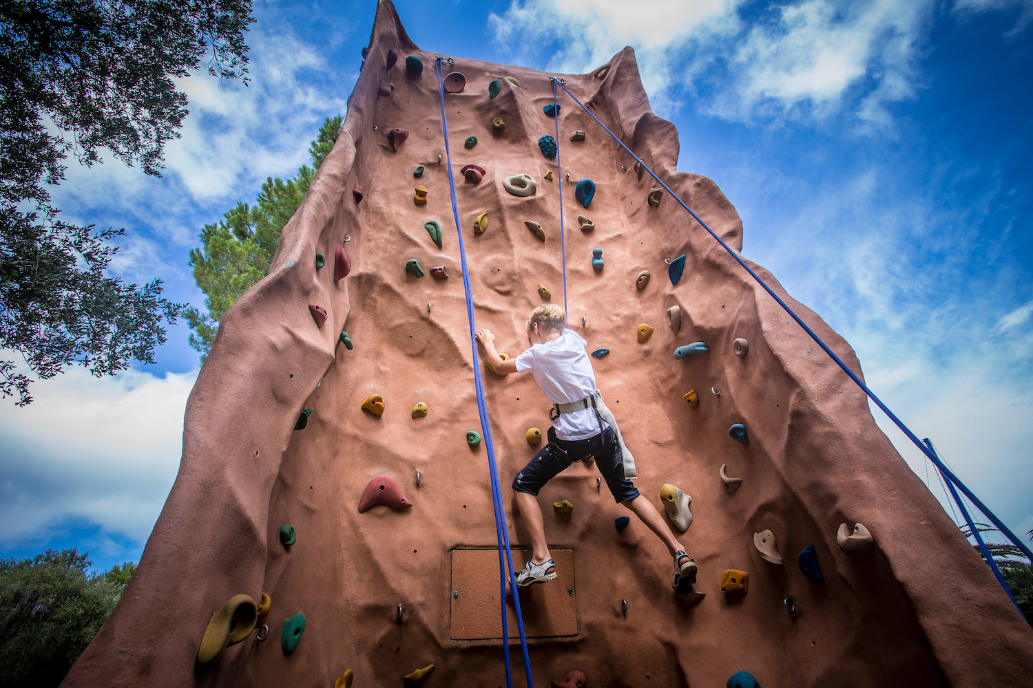 Climbing wall french riviera